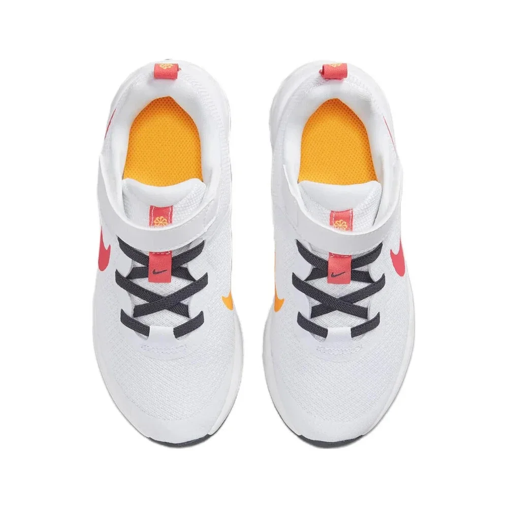 Nike Revolution 6 DD1095-101 Sneakers Kids US 2.5 White Running Shoes RHS9233